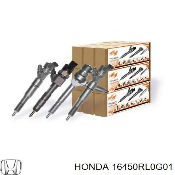 Купити 16450R3LG010 Honda Форсунка дизельна в зборі, розпилювач + тримач
