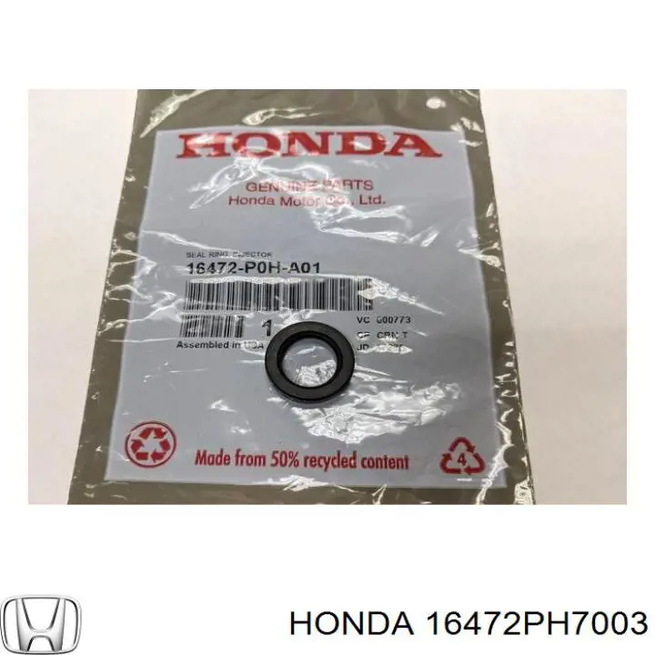 Ущільнююче кільце форсунок інжектора Honda 16472PH7003 ціна, від 3.49 USD