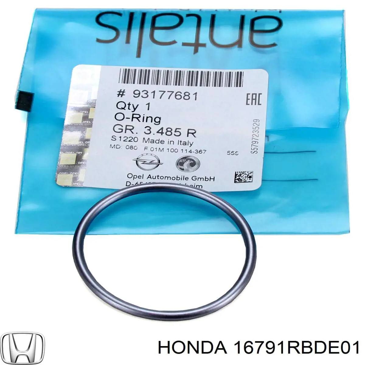  16791RBDE01 Honda