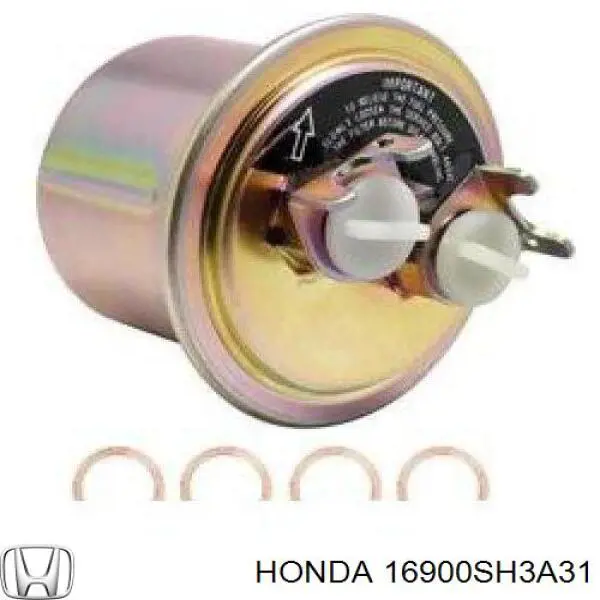 Купити 16900SH3A31 Honda Фільтр-відстійник палива грубої очистки