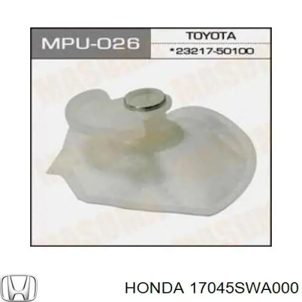 Модуль бензонасоса Honda 17045SWA000 ціна, від 63.35 USD