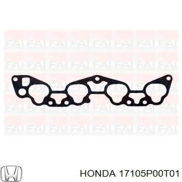 17105P00T01 Honda Прокладка впускного колектора