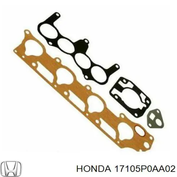 Прокладка впускного колектора Honda 17105P0AA02 ціна, від 19.40 USD