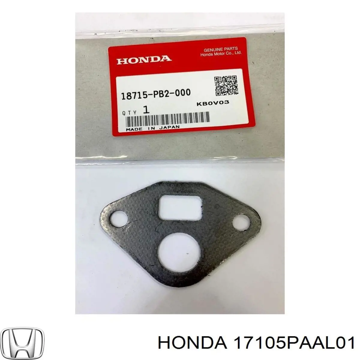 Купити 17105PAAL01 Honda Прокладка впускного колектора