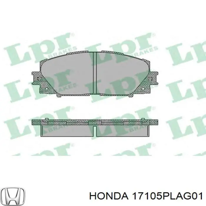 Прокладка впускного колектора Honda 17105PLAG01 ціна, від 14.40 USD