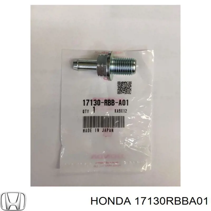 17130RBBA01 Honda клапан pcv (вентиляції картерних газів)