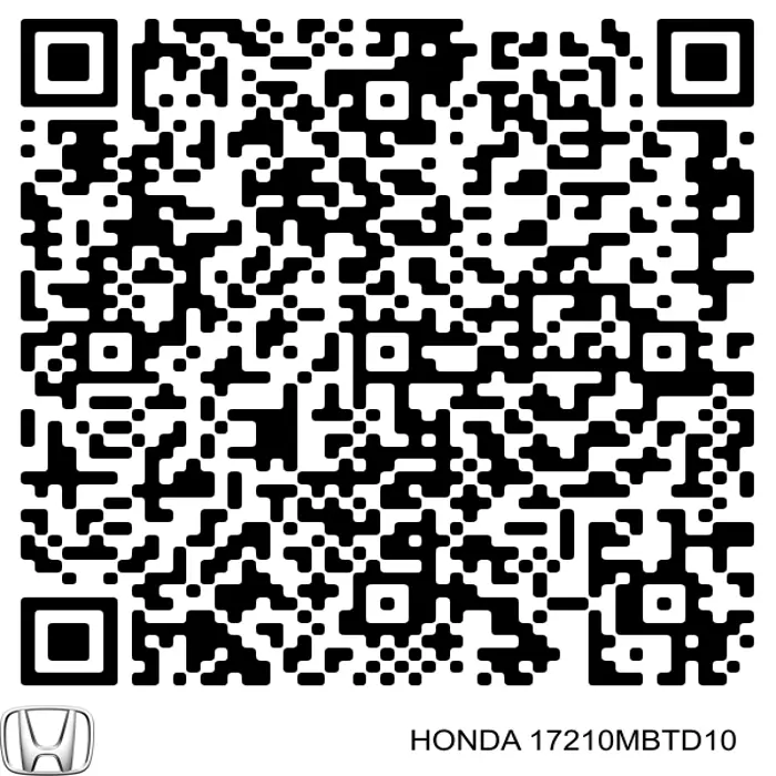 17210MBB000 Honda Повітряний фільтр двигуна