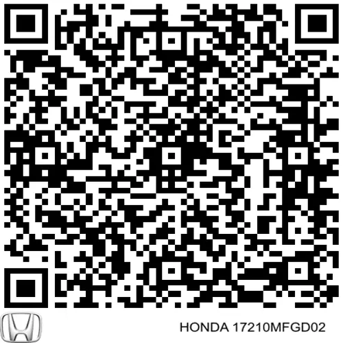 17210MFGD02 Honda Повітряний фільтр двигуна