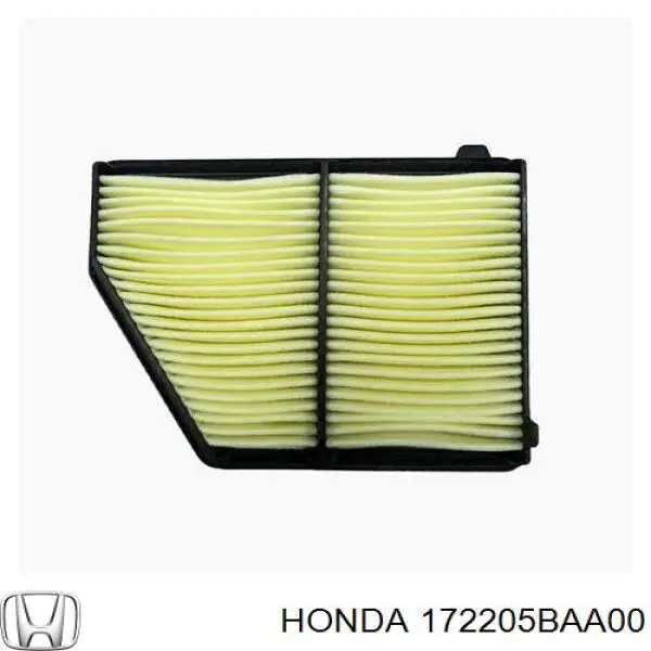 Повітряний фільтр 172205BAA00 Honda