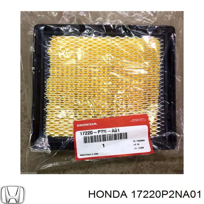 Повітряний фільтр 17220P2NA01 Honda