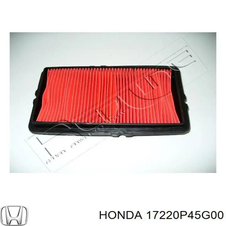Повітряний фільтр 17220P45G00 Honda