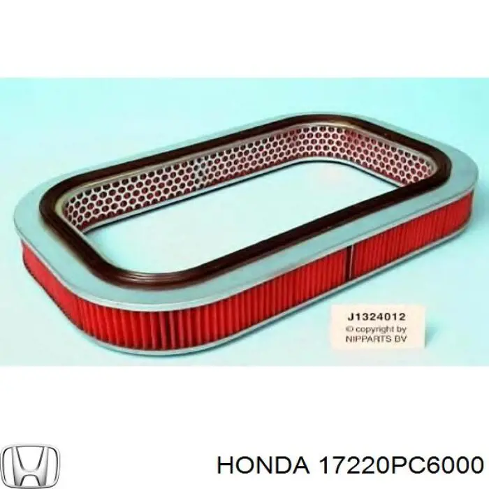 Елемент повітряного фільтра Honda 17220PC6000 ціна, від 6.57 USD