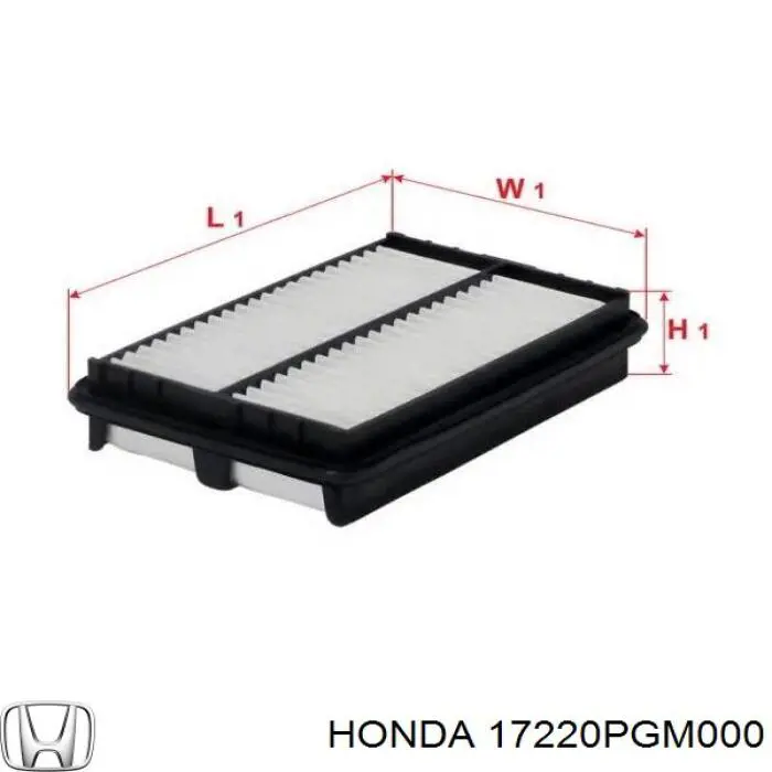 17220PGM000 Honda фільтр повітряний