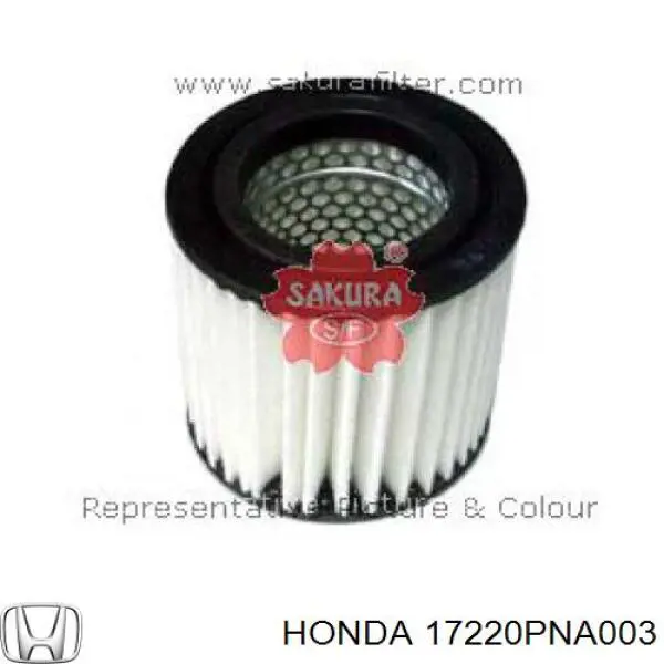 Елемент повітряного фільтра Honda 17220PNA003 ціна, від 6.49 USD