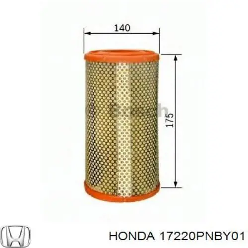 Купити 17220PNBY01 Honda Автомобільний фільтр повітря