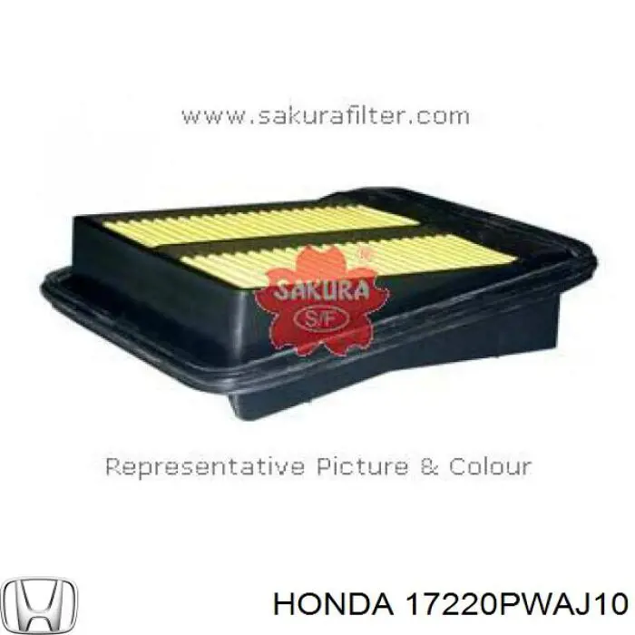 Купити 17220PWAJ10 Honda Автомобільний фільтр повітря