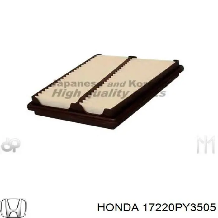 17220PY3505 Honda Повітряний фільтр двигуна