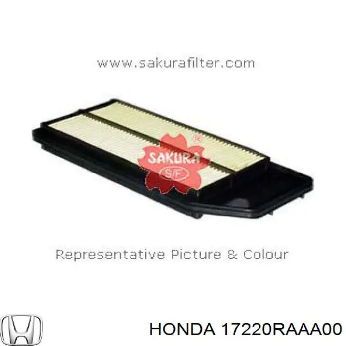 Фільтр повітряний Honda 17220RAAA00