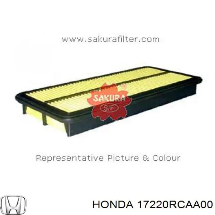 17220RCAA00 Honda Повітряний фільтр двигуна