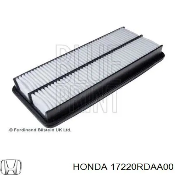 Купити 17220RDAA00 Honda Автомобільний фільтр повітря