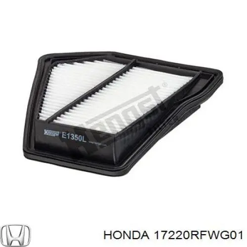 Купити 17220RFWG01 Honda Автомобільний фільтр повітря