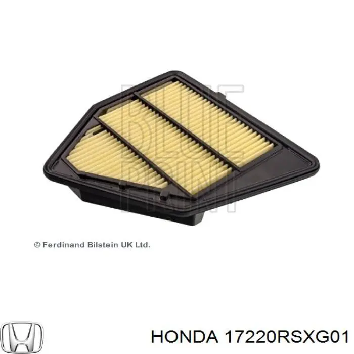 Повітряний фільтр 17220RSXG01 Honda