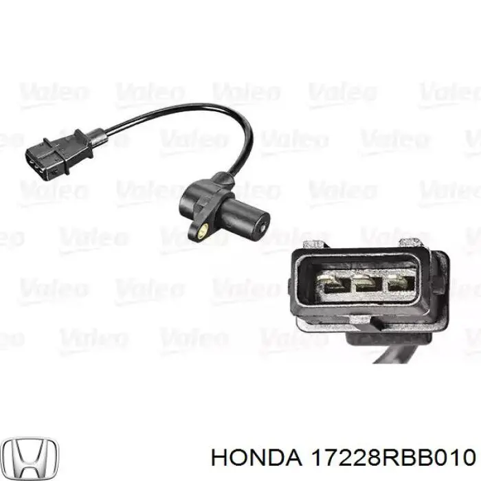 Купити 17228RBB010 Honda Патрубок повітряний, вихід повітряного фільтра