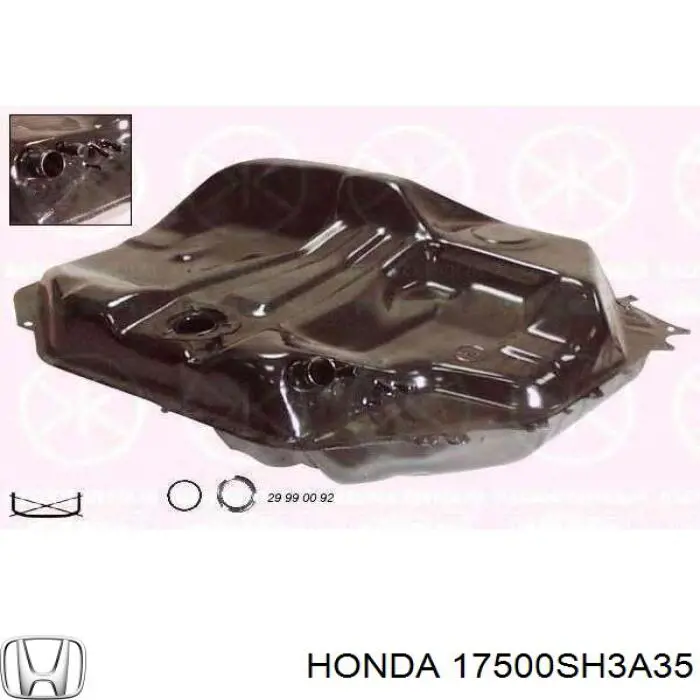 17500SH3A35 Honda Бак паливний