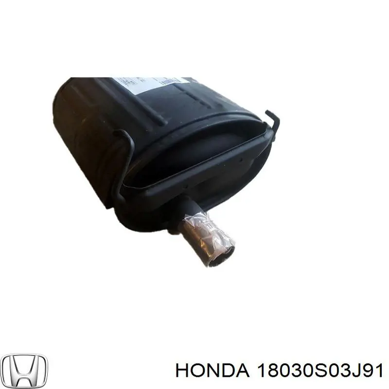18030S03J91 Honda Глушник, задня частина
