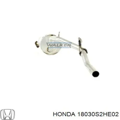 Вихлопна труба Honda 18030S2HE02 ціна, від 62.60 USD