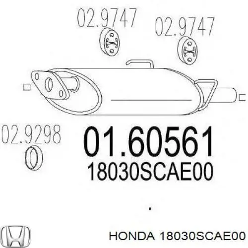  18030SCAE00 Honda