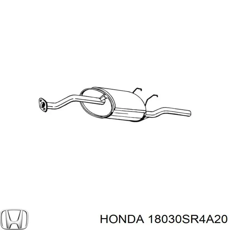 Вихлоп Honda 18030SR4A20 ціна, від 58.11 USD
