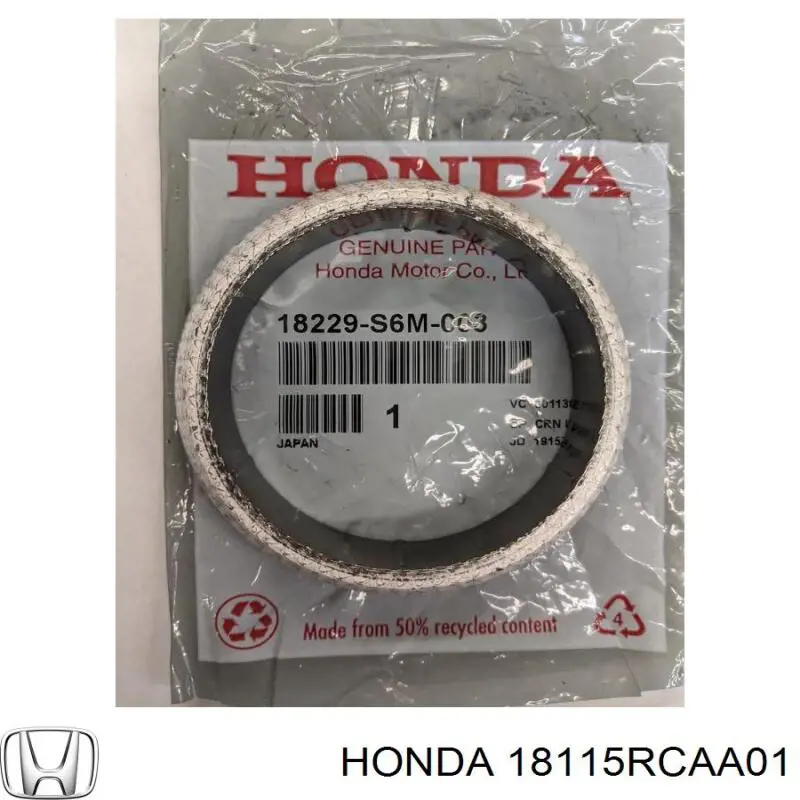 Прокладка випускного колектора Honda 18115RCAA01 ціна, від 8.61 USD