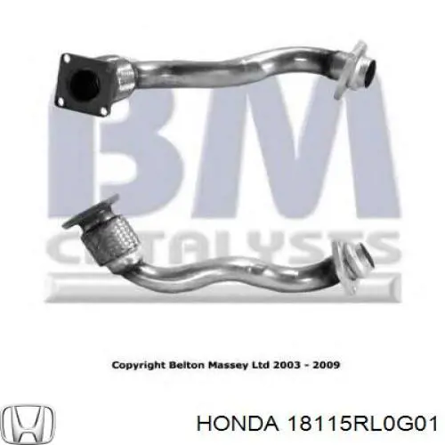 18115RL0G01 Honda Прокладка випускного колектора