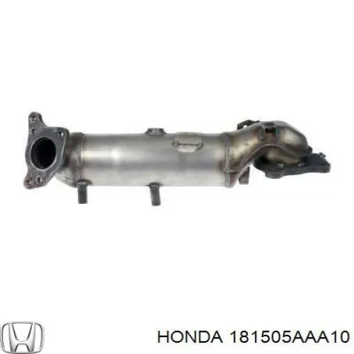 Каталітичний нейтралізатор відпрацьованих газів на Honda Civic X FC, FK