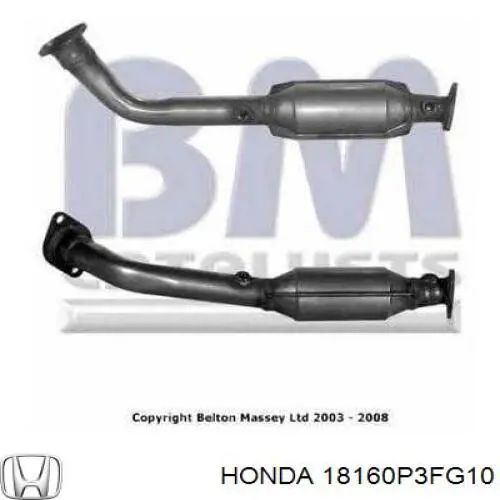 18160P3FG10 Honda Фільтр ДПФ