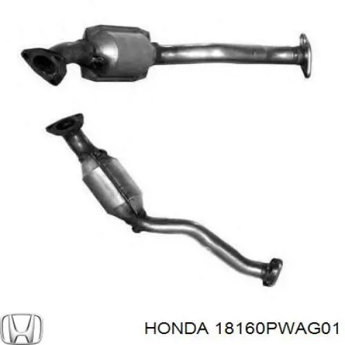 Купити 18160PWAG01 Honda Перетворювач відпрацьованих газів