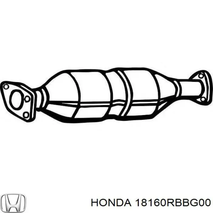 Конвертор-каталізатор (каталітичний нейтралізатор) Honda Accord 7 (CM, CN) (Хонда Аккорд)