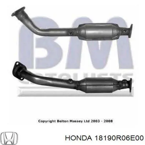 Купити 18190R06E00 Honda Перетворювач відпрацьованих газів
