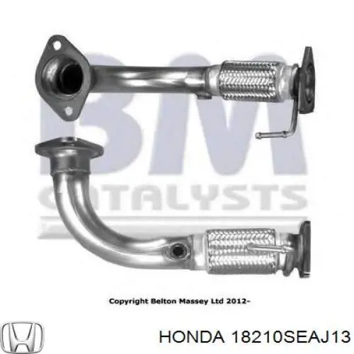 Купити 18210SEAJ13 Honda Труба приймальна (штани) глушника, передня