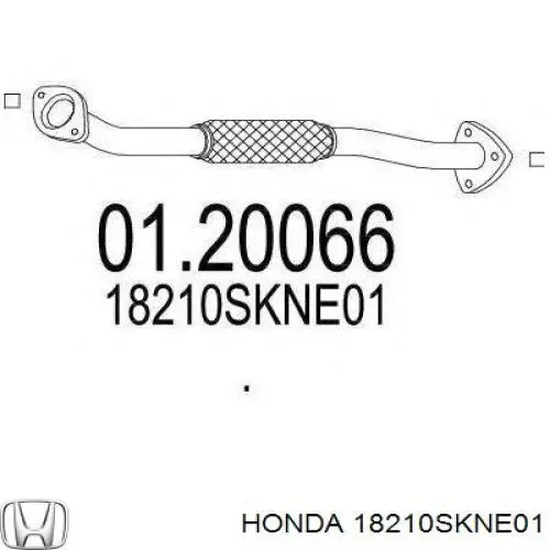 18210SKNE01 Honda Штани глушника передні