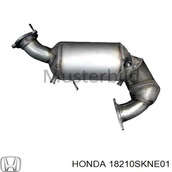 Купити 18210SKNE01 Honda Труба приймальна (штани) глушника, передня