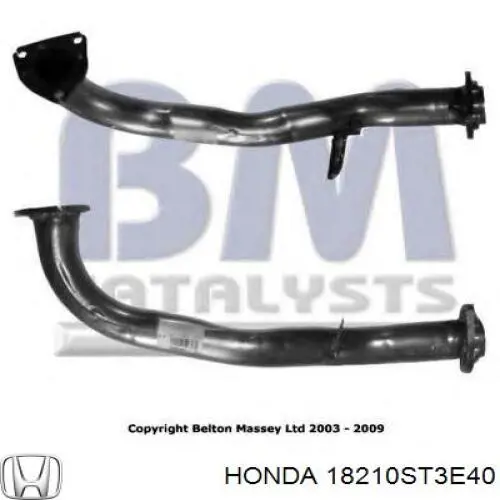 Труба приймальна (штани) глушника, передня Honda 18210ST3E40 ціна, від 27.23 USD