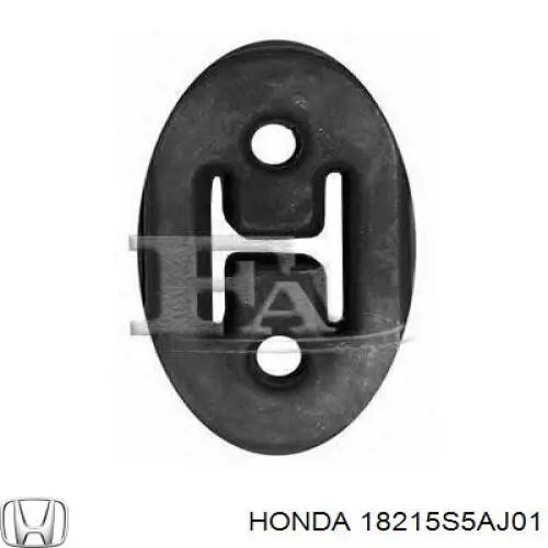 18215S5AJ01 Honda подушка кріплення глушника