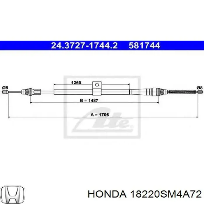  18220SM4A72 Honda