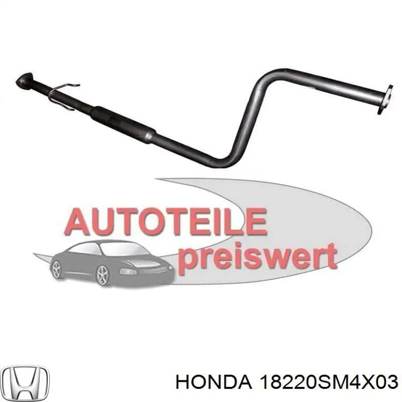 Купити 18220SM4X03 Honda Вихлоп