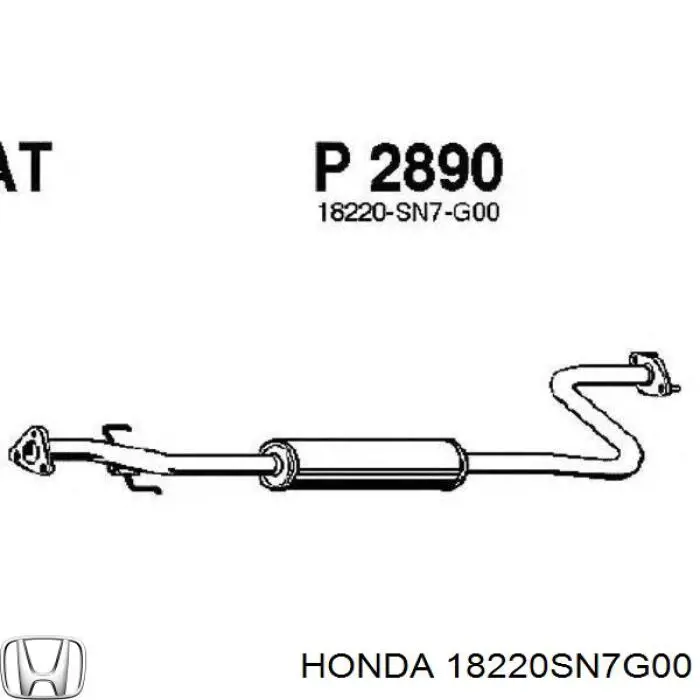  Honda 18220SN7G00 ціна, від 56.10 USD