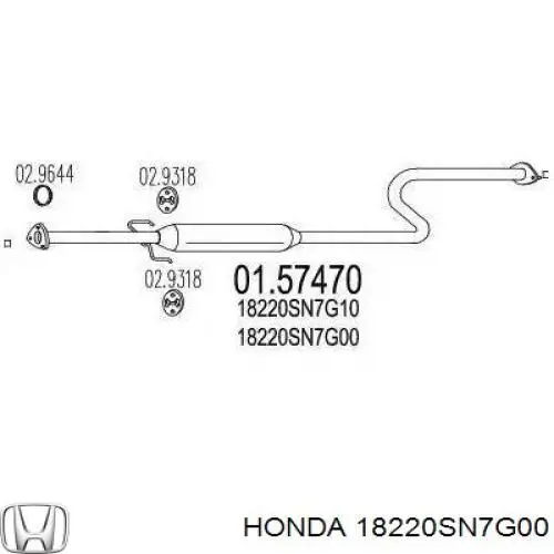  18220SN7G00 Honda