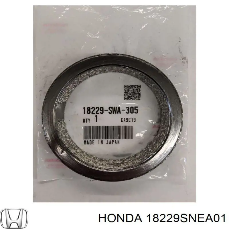 Прокладка глушника 18229SNEA01 Honda
