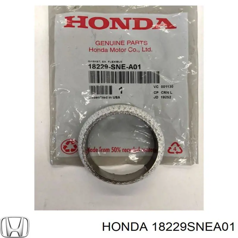 18229SNEA01 Honda прокладка прийомної труби глушника